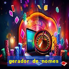 gerador de nomes para jogos